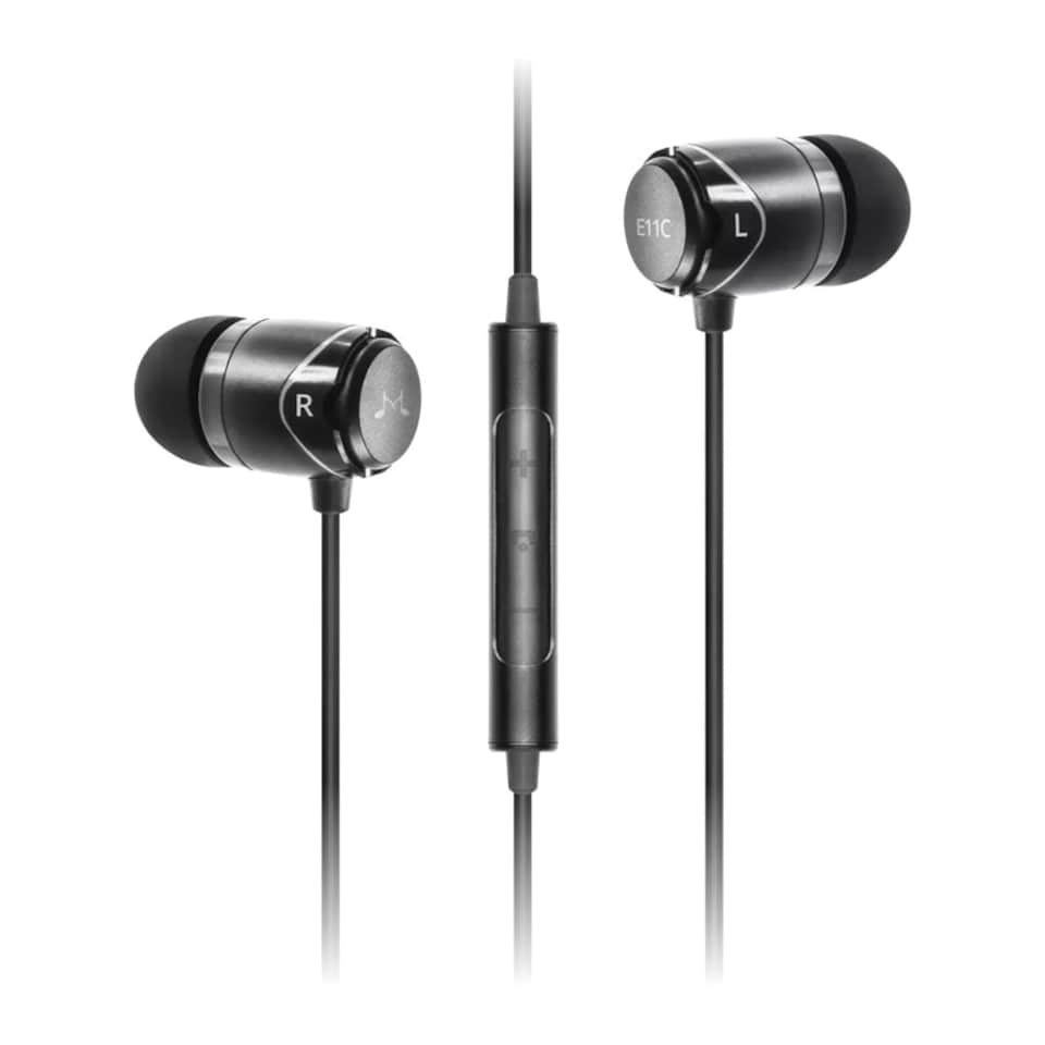 image 1 of SoundMAGIC E11C In Ear Isolating Earphones with Mic - Black