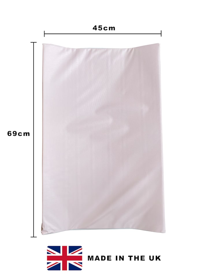 image 1 of Babybase Anti-Roll Wedge Changing Mat Baby Pink | Pink
