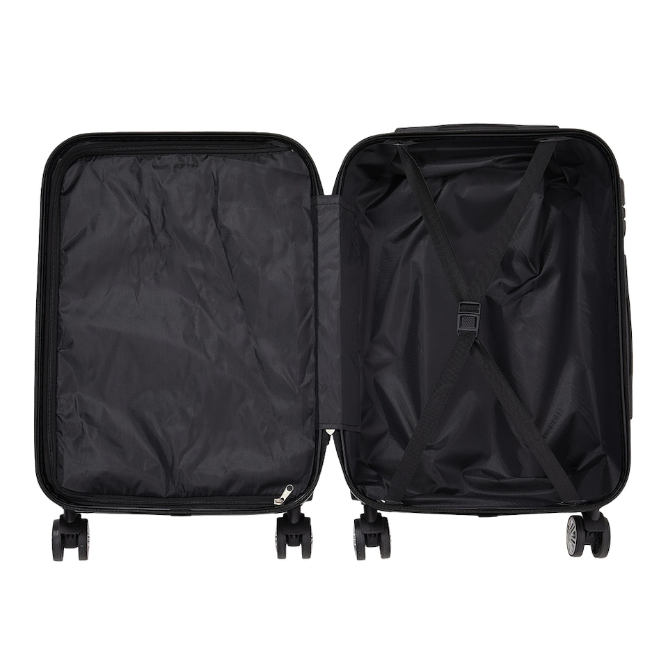image 1 of Living and Home 2-Piece Hard Shell Suitcase Set - Pink 20" & 14"