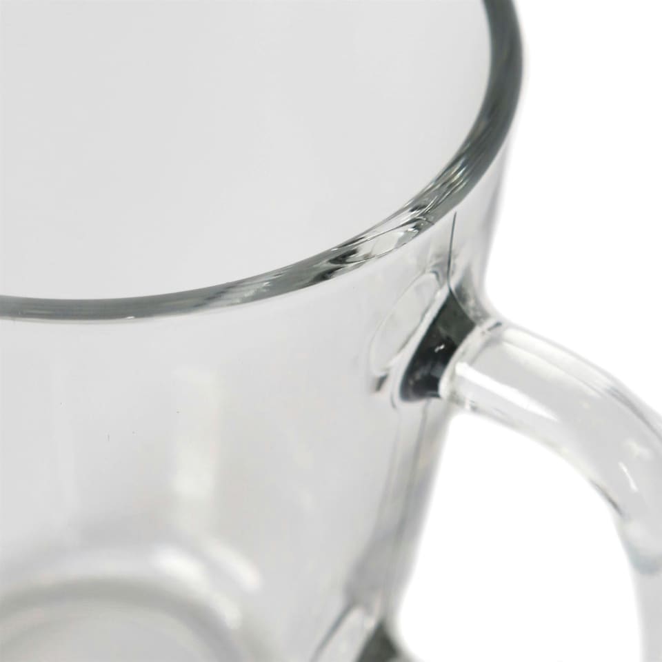 image 1 of LAV Vega Glass Coffee Cups - 350ml - Pack of 6 Clear