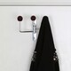 image 3 of Purple Ceramic Balls 3 Hook Wall Hanger