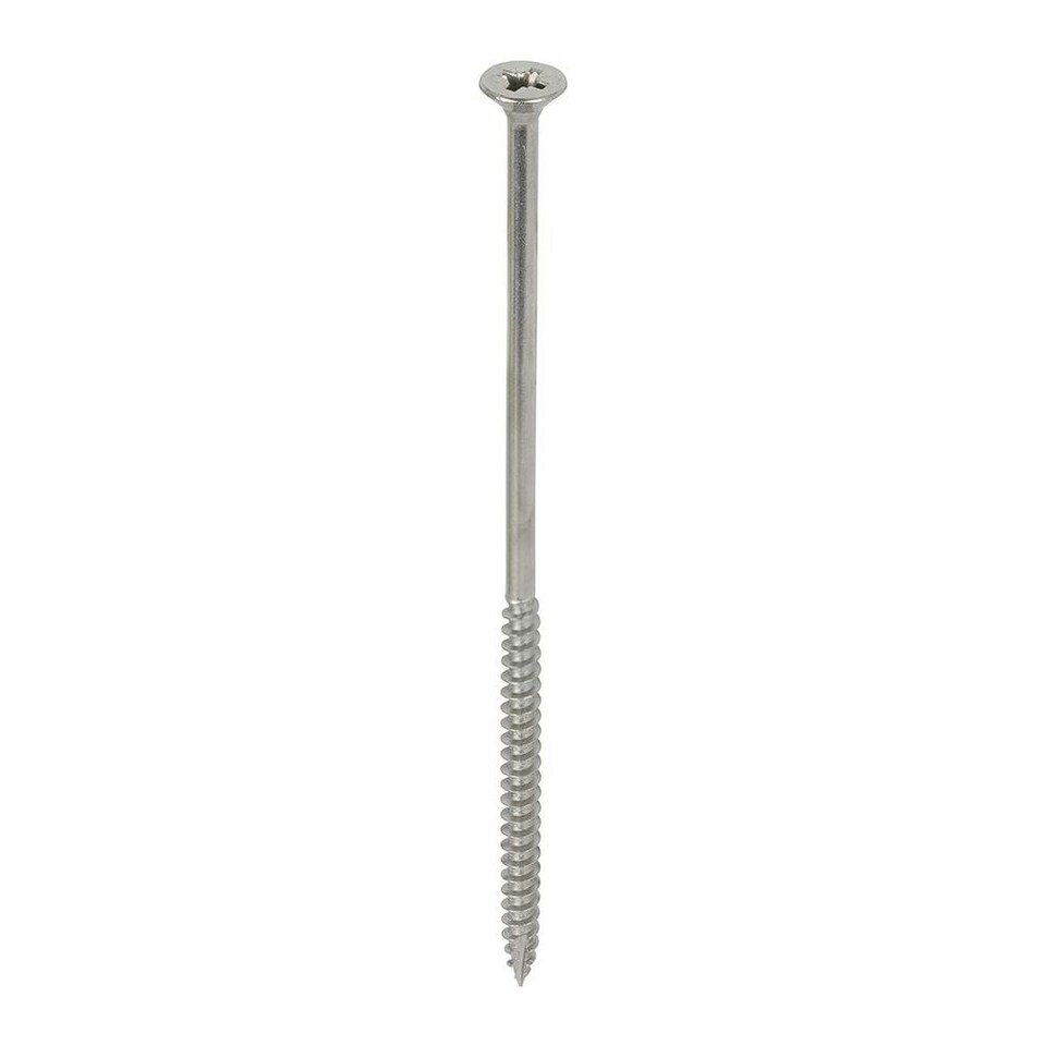 image 1 of Timco - Classic Multi-Purpose Screws - PZ - Double Countersunk - A4 Stainless Steel (Size 6.0 x 150 - 100 Pieces)