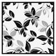 image 2 of Black & white floral (Picture Frame) Brown | XS