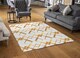 image 2 of Geometric Golden Pattern Rug | Multi