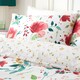 image 2 of D & D Abstract Poppy Duvet Cover Set Red