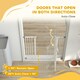 image 4 of PawHut Adjustable Safety Gate w/ 2 Extensions and Four Adjustable Screws, White