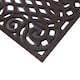 image 4 of Nicoman Victorian Style Rubber Outdoor Door Mat Brown 60 x 40cm | Brown | 61 x 41cm