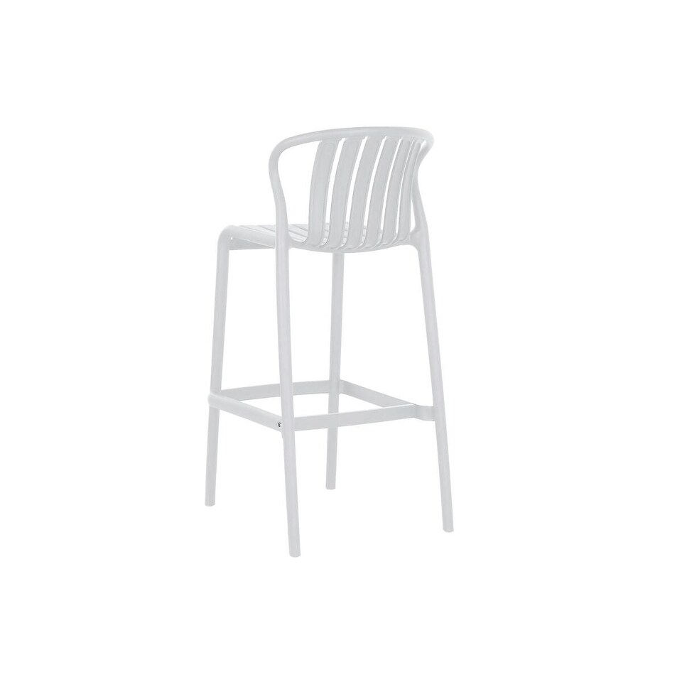 image 1 of Table set with 2 chairs Home ESPRIT White Metal polypropylene 60 x 60 x 102 cm N/A