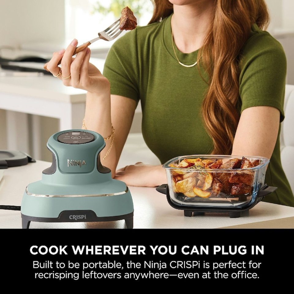 image 1 of Ninja CRISPi 4 in 1 Portable Air Fryer Sage FN101UKSG