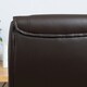 image 8 of HOMCOM Executive Office Chair Faux Leather Computer Desk Chair w/ Wheel Brown