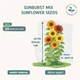 image 2 of Fothergills Premium Sunflower Seeds - Sunburst Mix