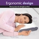 image 8 of Aamira Orthopaedic Memory Foam Pillow Cervical Neck Support for All Sleepers | White | White | Standard | 1