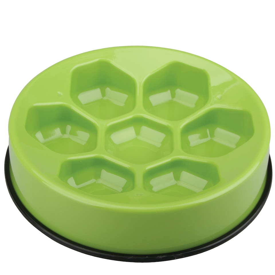 image 1 of M-PETS CAVITY - Slow Feed Bowl Round Green