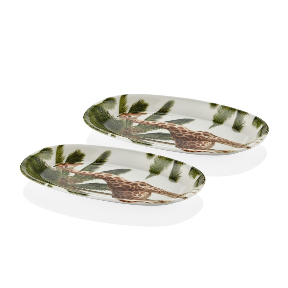 image 1 of Mon Reve Collection Oval Serving Platters (Set of 2)
