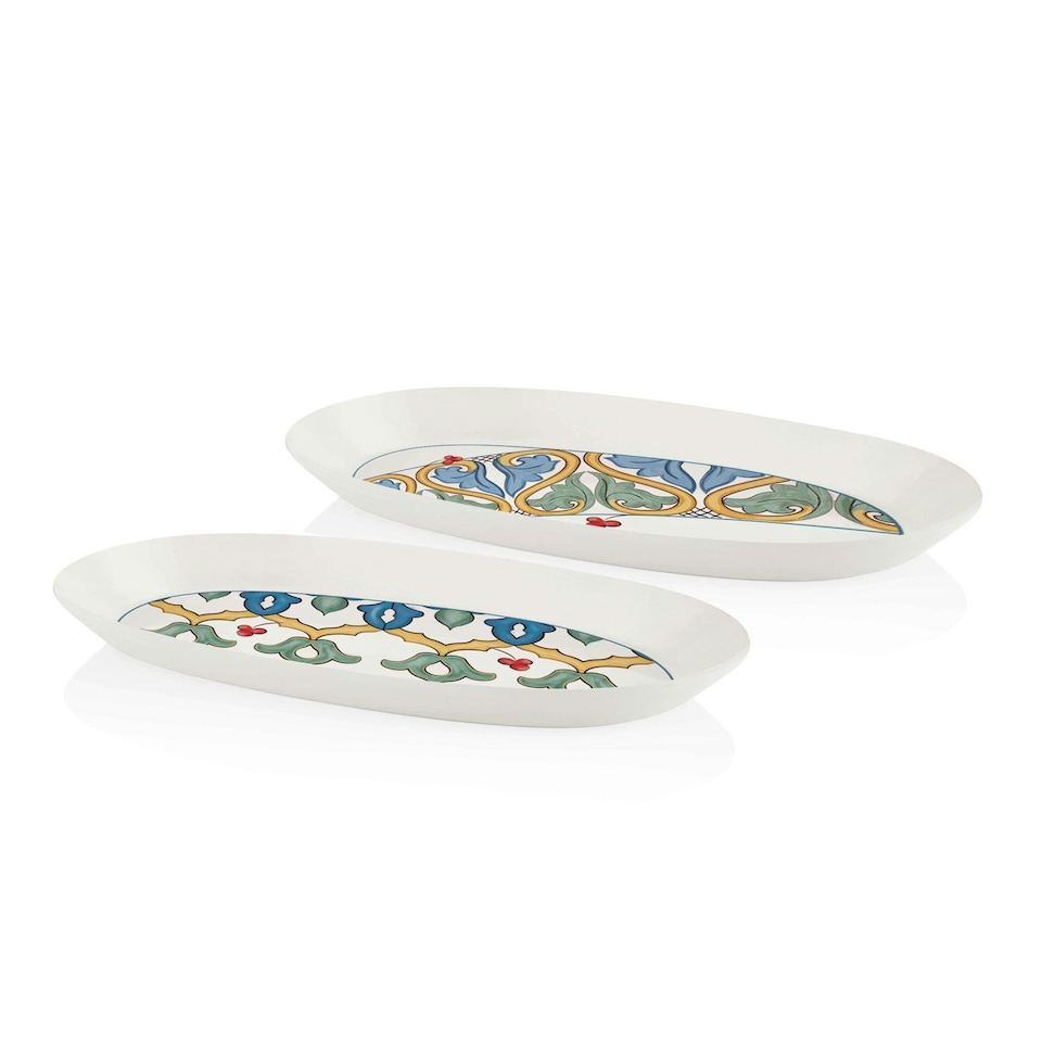 image 1 of Limoncello Collection Oval Platters, Set of 2