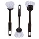 image 1 of Ashley Polypropylene Dish Brushes - Grey - Pack of 3 Grey