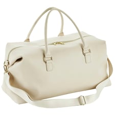 Bagbase Womens/Ladies Boutique Weekender Holdall - Oyster - One Size White | One Size