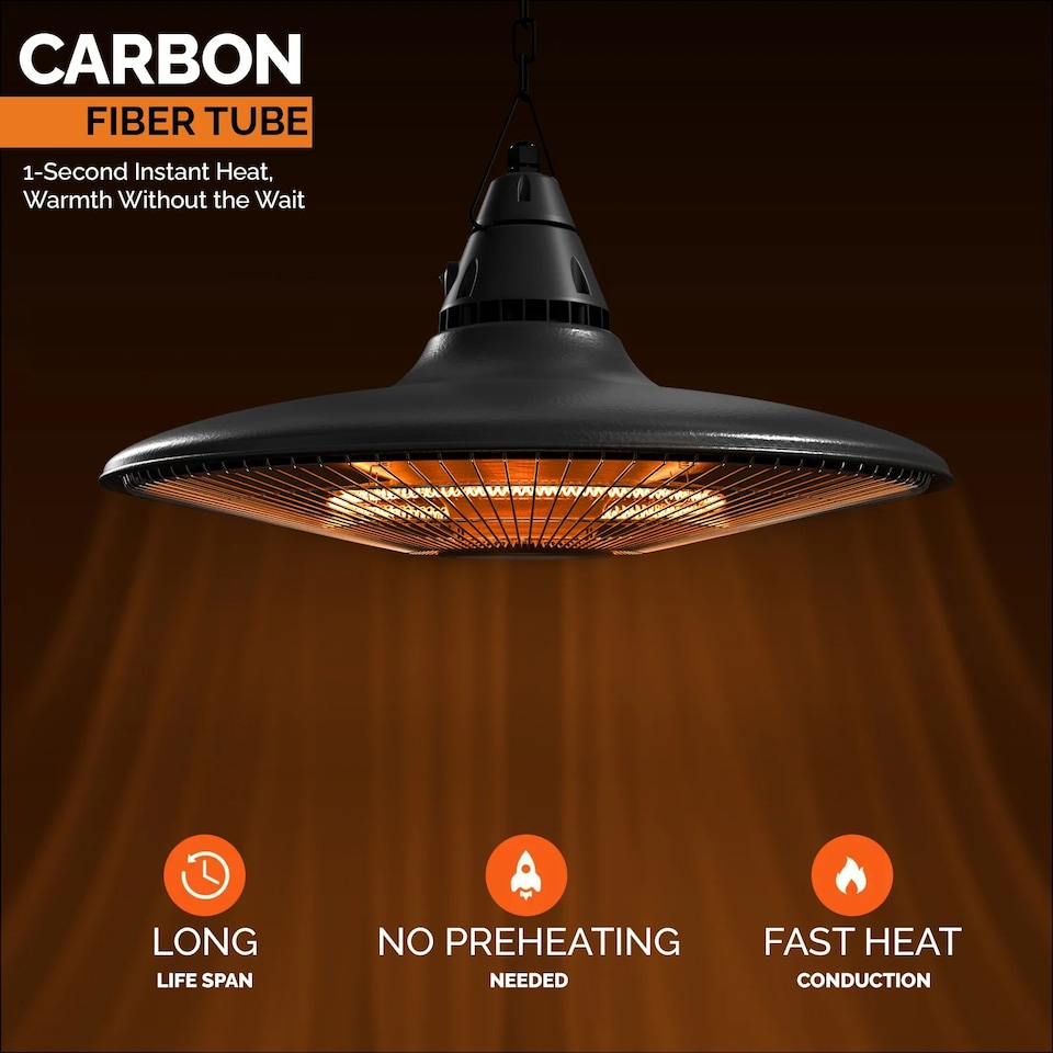 image 1 of Senelux IP65 Hanging Patio Heater