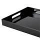 image 4 of Argon Tableware 6x Serving Trays - 34.5 x 25cm - Rectangular Tray Metallic Decorative Breakfast Tray Melamine Food Tray | Black | Black | One Size | 6