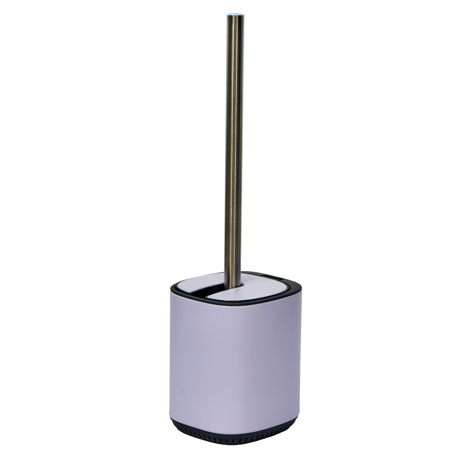 image 1 of Showerdrape Echo Lilac Steel Toilet Brush & Holder | Purple | Lilac | 1