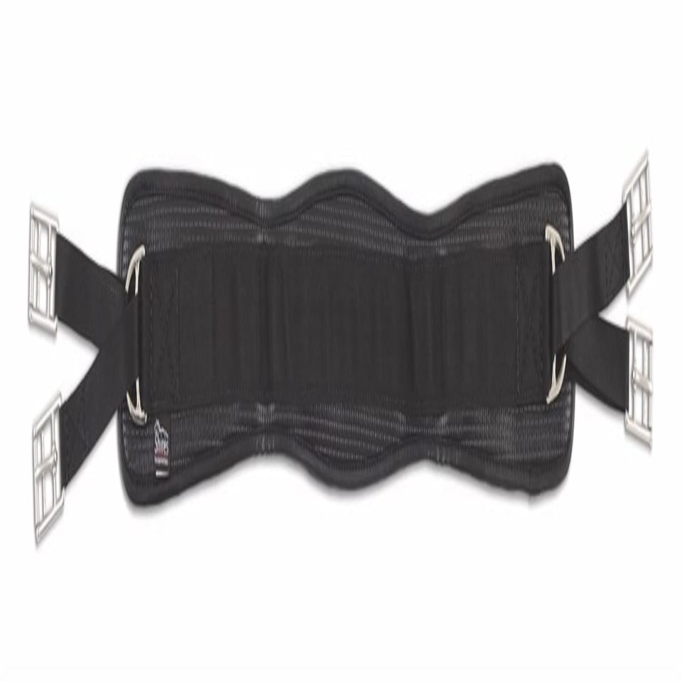 image 1 of Shires Humane Anti-Chafe Girth Black | Size: 54 Inch
Colour: Black