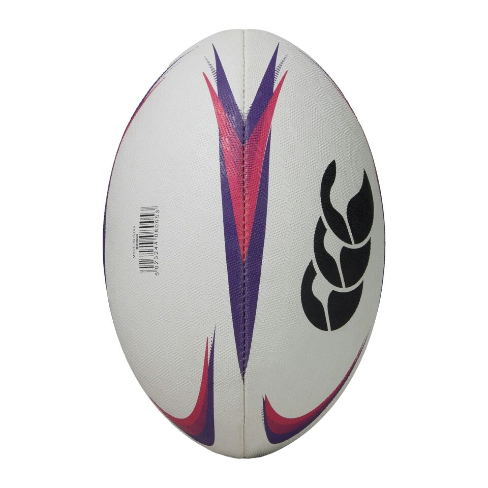 image 1 of Canterbury Mentre Rugby Ball - White/Violet/Purple - 4 White