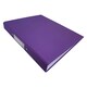 image 4 of Pack of 10 A4 Purple Paper Over Board Ring Binders by Janrax Purple