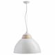 image 1 of Interiors by Premier Large White Bell Shaped Pendant Light