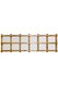 image 4 of The Trellis Garden Mirror - Large Wooden Wall Fence or Leaner Mirror 71" X 23" (179.5CM X 59.5CM). Scandinavian Red Wood | Multi