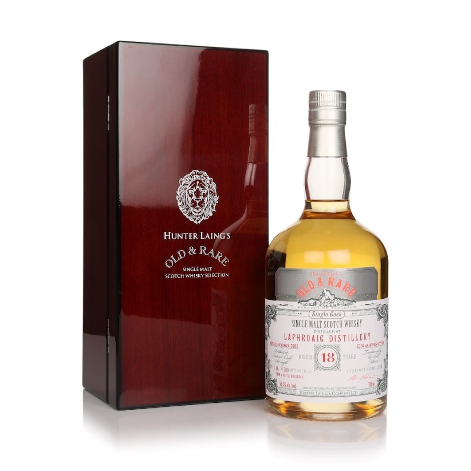 image 1 of Laphroaig 18 Year Old 2005 - Old  Rare Platinum Hunter Laing