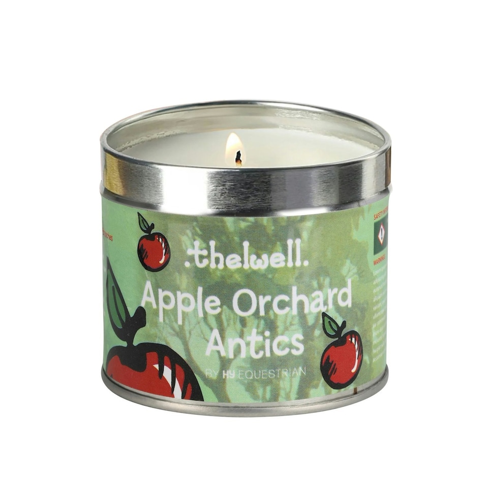 image 1 of Hy Thelwell Collection Apple Orchard Antics Scented Candle - White - 200g