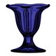image 1 of Blue Glass Coloured Sundae Dish Blue