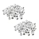 image 1 of M4 4mm Alu Nut Serts Riveting Nuts Rivet Threaded Inserts Blindnut Rivnut 100pc