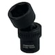 image 2 of 19mm 3/8in Drive Universal Swivel Wobble Metric Impact Shallow Socket
