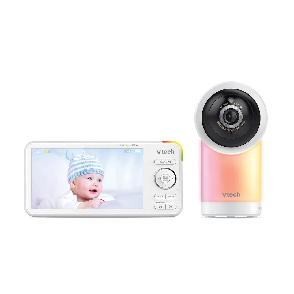 image 1 of VTech RM5766HD 5" Smart Wi-Fi 1080p Pan & Tilt Baby Monitor