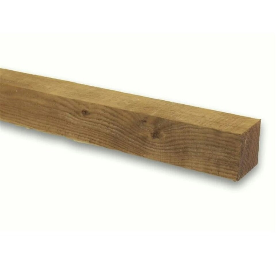 image 1 of PACK OF 15 (Total 15 Units) - 150mm x 150mm (6" x 6") Sawn Timber Carcassing Wood Softwood Timber - 2.4m Length