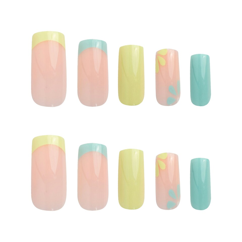 image 1 of Invogue Groovy Baby Nails Square Nails (24 Pieces)