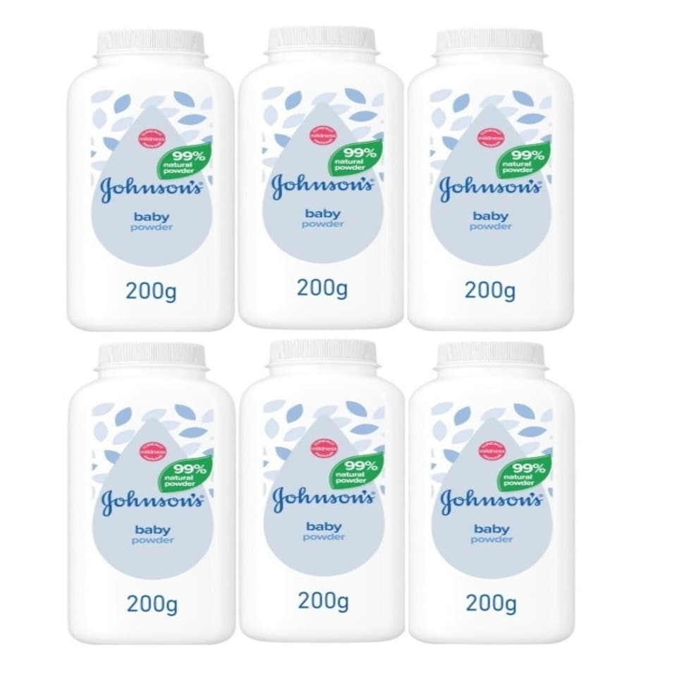 image 1 of Johnson's Baby Powder 200g Pack of 6 | White