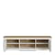 image 2 of Celesto 2 Door Wide TV Unit in White and Oak (189cm)