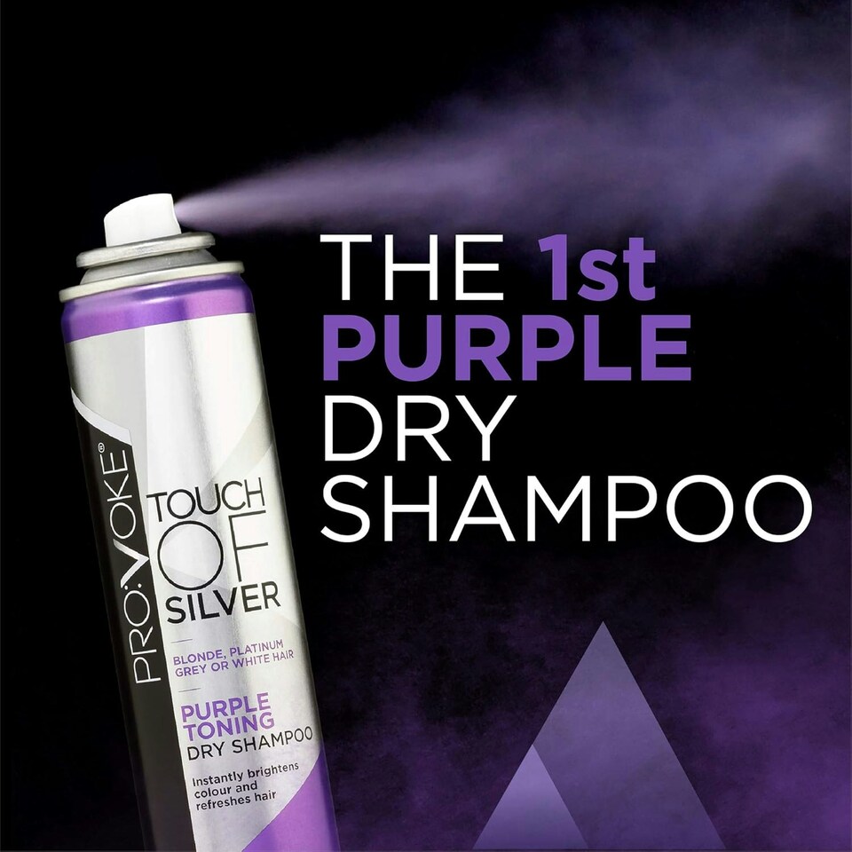 image 1 of Keyline Provoke Touch Of Silver Purple Toning Dry Shampoo