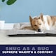 image 4 of DogCrates+ Small Washable Pillow Dog Bed – Soft Crate Mat with Anti-Slip Bottom for Puppies, Dogs & Cats – Grey Grey | S