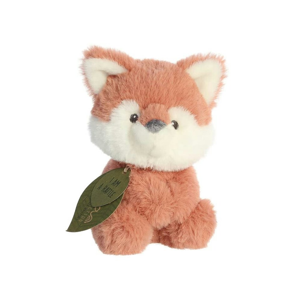 * Ebba Eco Francis Fox Kit Rattle 6in - ABGee - 541 23365