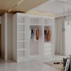 image 3 of Modern Sliding Mirror Wardrobe with Drawers, Shelves & Hanging Rails