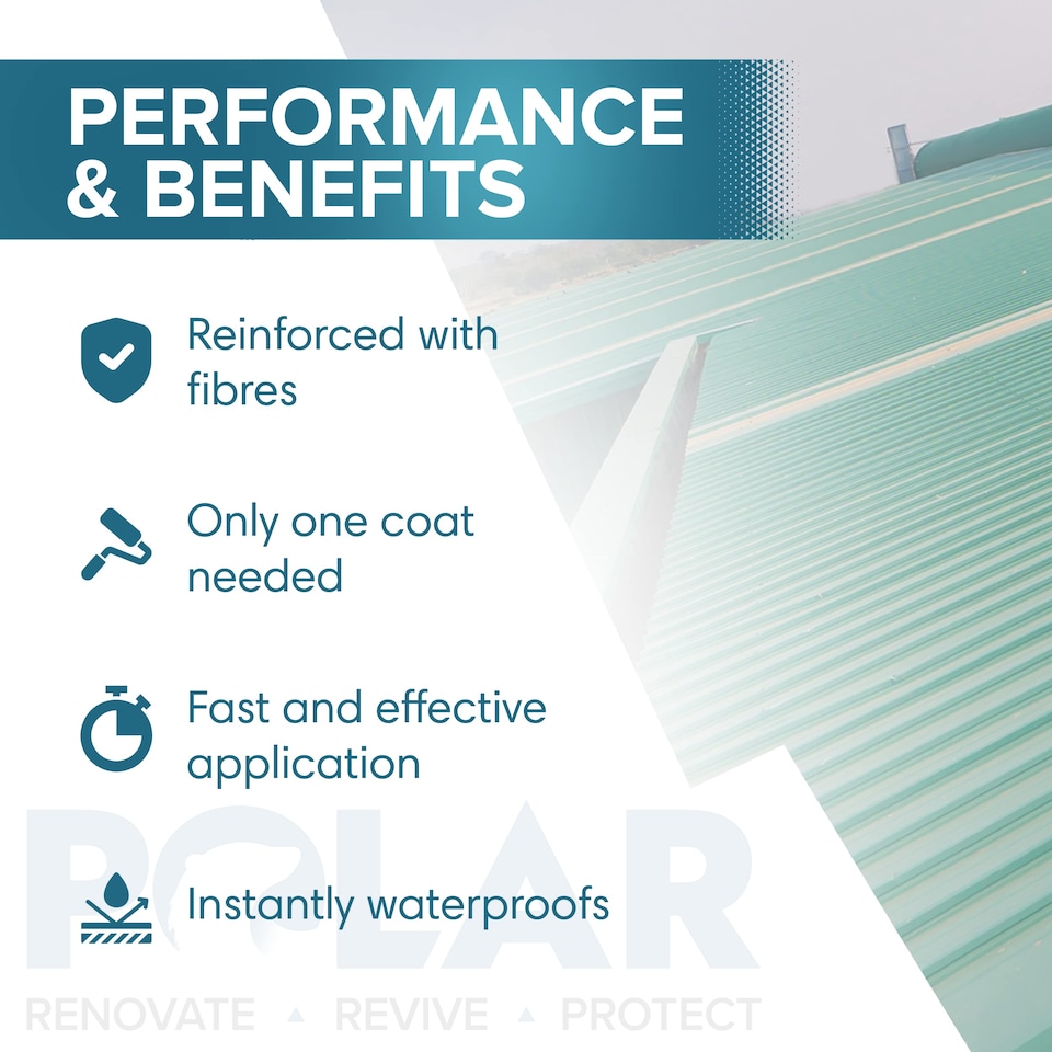image 1 of Polar FeltSeal Waterproof Roof Sealant Reinforced Fibres | Grey | Grey | 500 ml
