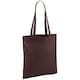 image 1 of Westford Mill Long Handle Tote Bag - Chocolate - One Size Brown