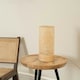 image 2 of ValueLights Elsa Pair of Natural Bamboo Shade Wooden Table Lamps with LED Bulbs