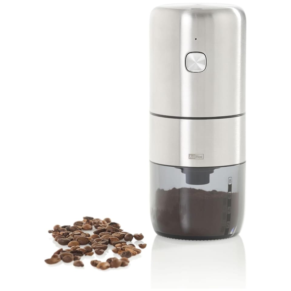 image 1 of AdHoc Electric Coffee Grinder Stainless Steel - Silver