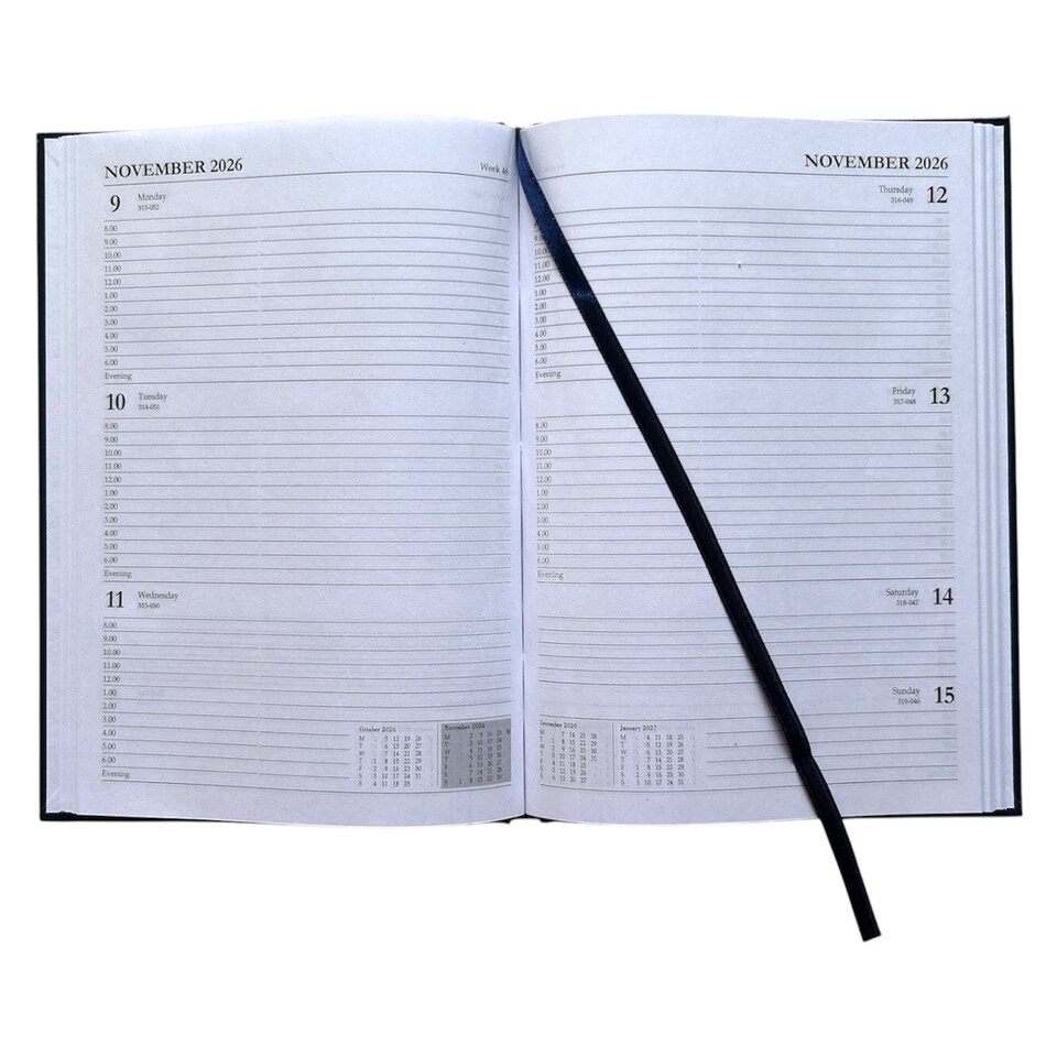 image 1 of Janrax 2026-2027 A5 Week To View Blue Academic Diary