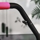 image 8 of HOMCOM 40" Foldable Mini Fitness Trampoline w/ Foam Handle, Pink