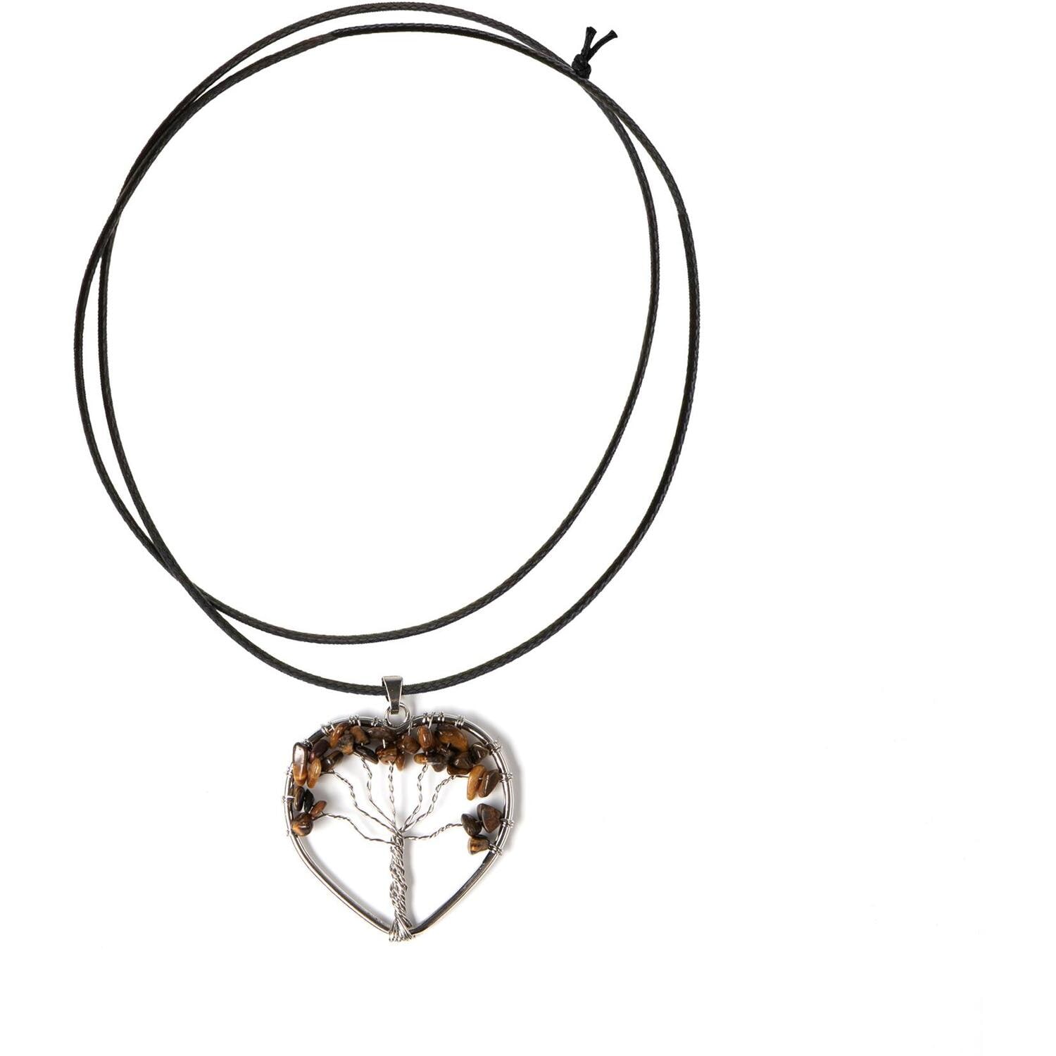 Myga Tree Life Pendants - Tiger Eye